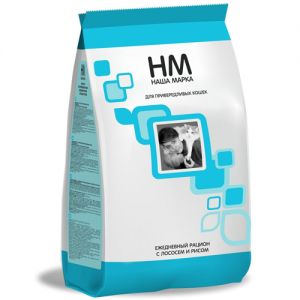 Наша Марка Для привередливых кошек с лососем и рисом