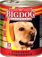 КОРМ ДЛЯ СОБАК ЗООГУРМАН BIG DOG ГОВЯДИНА С БАРАНИНОЙ, КОНС