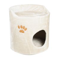 PETMAX ДОМ-КОГТЕТОЧКА БАШНЯ STELLA 40 СМ, СЕРАЯ