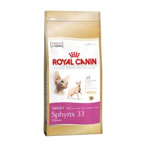 КОРМ ДЛЯ КОШЕК ROYAL CANIN (РОЯЛ КАНИН) SPHYNX 33 ДЛЯ ПОРОДЫ СФИНКС СТАРШЕ 12 МЕСЯЦЕВ СУХ.