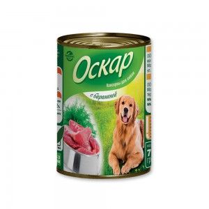 Оскар «С бараниной» консервы для собак