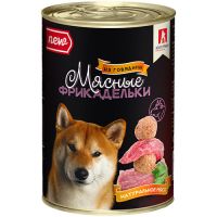 КОРМ ДЛЯ СОБАК ЗООГУРМАН ФРИКАДЕЛЬКИ ГОВЯДИНА КОНС.