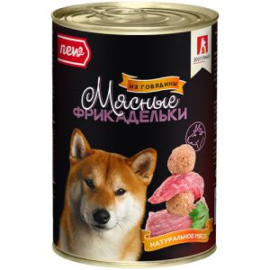 КОРМ ДЛЯ СОБАК ЗООГУРМАН ФРИКАДЕЛЬКИ ГОВЯДИНА КОНС.