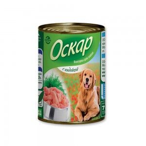 Оскар «С индейкой» консервы для собак