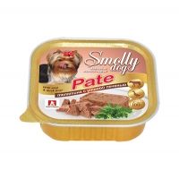 КОРМ ДЛЯ СОБАК ЗООГУРМАН SMOLLY DOG ПАШТЕТ ТЕЛЯТИНА С УТИНОЙ ПЕЧЕНЬЮ, КОНС