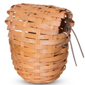 ГНЕЗДО-КОРЗИНА ДЛЯ ПТИЦ TRIOL ИЗ ЛОЗЫ, D90Х100ММ