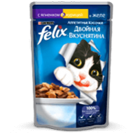 Феликс ( Felix) Аппетитные кусочки с ягненком и курицей в желе