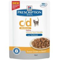 КОРМ ДЛЯ КОШЕК HILLS (ХИЛС) PRESCRIPTION DIET FELINE C/D ПРИ ЛЕЧЕНИИ МКБ, КУРИЦА КОНС.