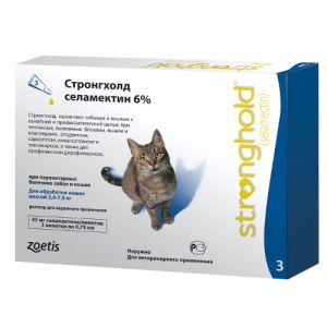 ZOETIS СТРОНГХОЛД КАПЛИ ДЛЯ КОШЕК 2,6-7,5КГ 