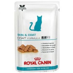 КОРМ ДЛЯ КОШЕК ROYAL CANIN (РОЯЛ КАНИН) VET SKIN & COAT FORMULA ДЛЯ КАСТРИРОВАННЫХ С ЧУВСТВИТ.КОЖЕЙ КОНС.