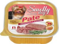 КОРМ ДЛЯ СОБАК ЗООГУРМАН SMOLLY DOG ПАШТЕТ ТЕЛЯТИНА С ЯЗЫКОМ, КОНС