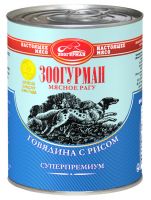 КОРМ ДЛЯ СОБАК МЯСНОЕ РАГУ ГОВЯДИНА С РИСОМ, КОНС