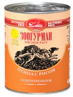 КОРМ ДЛЯ СОБАК МЯСНОЕ РАГУ ПТИЦА С РИСОМ, КОНС