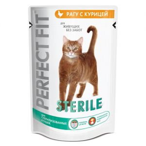 КОРМ ДЛЯ КОШЕК PERFECT FIT ДЛЯ СТЕРИЛИЗОВАННЫХ КОНС.