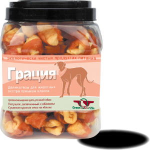 Green Qzin ГРАЦИЯ (Сушеное гусиное мясо на яблоке)