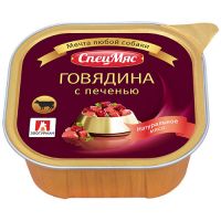 КОРМ ДЛЯ СОБАК ЗООГУРМАН СПЕЦМЯС ГОВЯДИНА С ПЕЧЕНЬЮ КОНС