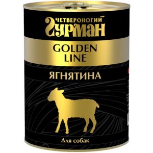 КОРМ ДЛЯ СОБАК ЧЕТВЕРОНОГИЙ ГУРМАН ЯГНЯТИНА НАТУРАЛЬНАЯ В ЖЕЛЕ КОНС. (ЗОЛОТАЯ СЕРИЯ)