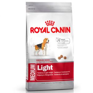 КОРМ ДЛЯ СОБАК ROYAL CANIN (РОЯЛ КАНИН) SIZE MEDIUM LIGHT ДЛЯ СРЕДНИХ ПОРОД,СКЛОННЫХ К ПОЛНОТЕ СУХ.