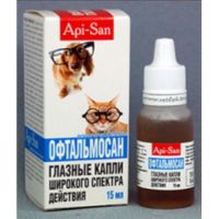 АПИ-САН ОФТАЛЬМОСАН ГЛАЗНЫЕ КАПЛИ (КОШКИ, СОБАКИ)