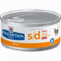 КОРМ ДЛЯ КОШЕК HILLS (ХИЛС) PRESCRIPTION DIET FELINE S/D ДЛЯ РАСТВОРЕНИЯ СТРУВИТ.УРОЛИТОВ КОНС.