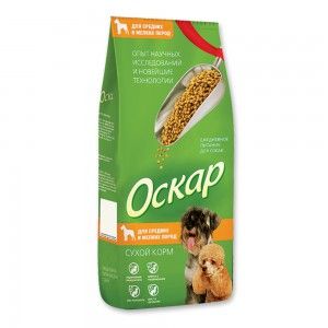Сухой корм «Оскар» Для средних и мелких пород
