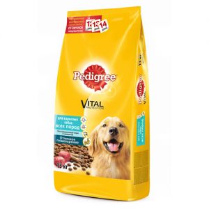 КОРМ ДЛЯ СОБАК PEDIGREE (ПЕДИГРИ) ДЛЯ ВСЕХ ПОРОД ГОВЯДИНА СУХ.