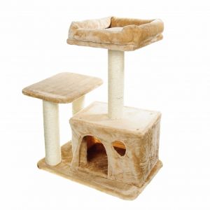 PETMAX ДОМ-КОГТЕТОЧКА MARONE 61*41*79 СМ