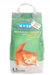 НАПОЛНИТЕЛЬ ДЛЯ КОШАЧЬЕГО ТУАЛЕТА КУЗЯ ДЛЯ КОТЯТ, УП. 