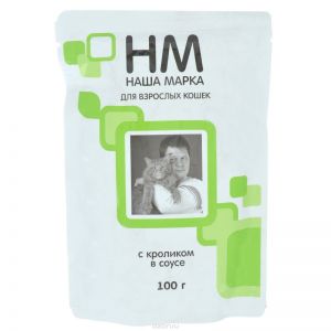 Наша Марка Для взрослых кошек с кроликом