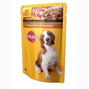 КОРМ ДЛЯ СОБАК PEDIGREE (ПЕДИГРИ) ГОВЯДИНА, ЯГНЕНОК КОНС.