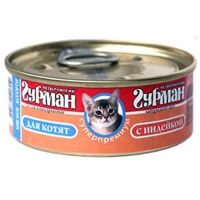 КОРМ ДЛЯ КОТЯТ ЧЕТВЕРОНОГИЙ ГУРМАН МЯСНОЕ АССОРТИ ИНДЕЙКА КОНС.