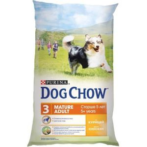 КОРМ ДЛЯ СОБАК PURINA (ПУРИНА) (ПУРИНА) DOG CHOW ДЛЯ ПОЖИЛЫХ СОБАК КУРИЦА СУХ.