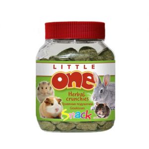 ЛАКОМСТВО ДЛЯ ГРЫЗУНОВ LITTLE ONE ТРАВЯНЫЕ ПОДУШЕЧКИ ЛАКОМСТВО ДЛЯ ГРЫЗУНОВ БАНКА 440МЛ/100 гр