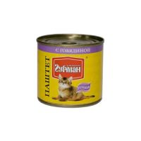 КОРМ ДЛЯ КОТЯТ ЧЕТВЕРОНОГИЙ ГУРМАН ГОВЯДИНА ПАШТЕТ КОНС.