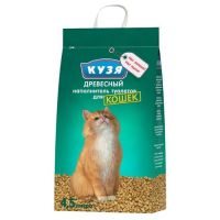 НАПОЛНИТЕЛЬ ДЛЯ КОШАЧЬЕГО ТУАЛЕТА КУЗЯ ДРЕВЕСНЫЙ