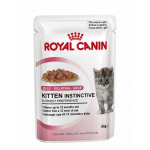 КОРМ ДЛЯ КОТЯТ ROYAL CANIN (РОЯЛ КАНИН) KITTEN INSTINCTIVE ОТ 4 ДО 12 МЕСЯЦЕВ, В ЖЕЛЕ КОНС