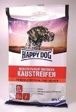 Лакомства Happy Dog Жевательные полоски с говядиной и телятиной