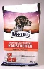 Лакомства Happy Dog Жевательные полоски с индейкой