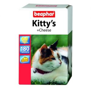 BEAPHAR ВИТАМИНЫ ДЛЯ КОШЕК С СЫРОМ "KITTY'S+CHEESE" 