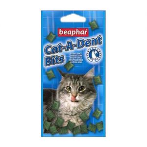 ЛАКОМСТВО ДЛЯ КОШЕК BEAPHAR ПОДУШЕЧКИ ДЛЯ ЧИСТКИ ЗУБОВ "CAT-A-DENT BITS"
