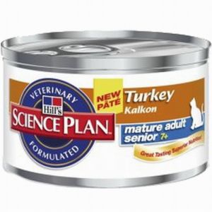 КОРМ ДЛЯ КОШЕК HILLS (ХИЛС) SCIENCE PLAN FELINE MATURE ADULT 7+ TURKEY СТАРШЕ 7 ЛЕТ ИНДЕЙКА КОНС.