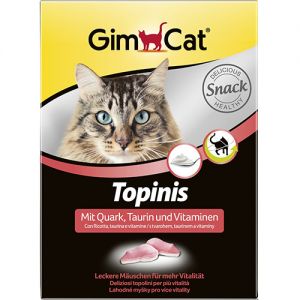 GIMPET МЫШКИ С ТВОРОГОМ И ТАУРИНОМ, ДЛЯ КОШЕК 190 ШТ