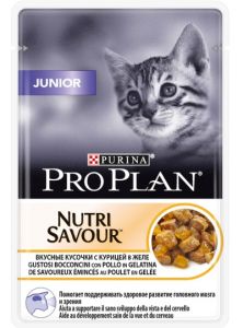 PRO PLAN® NUTRISAVOUR® Junior для котят С КУРИЦЕЙ   Для котят   Влажный