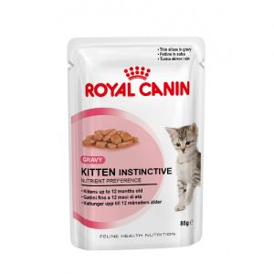 КОРМ ДЛЯ КОТЯТ ROYAL CANIN (РОЯЛ КАНИН) KITTEN INSTINCTIVE ОТ 4 ДО 12 МЕСЯЦЕВ КОНС.СОУС