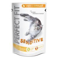 КОРМ ДЛЯ КОШЕК PERFECT FIT ДЛЯ ЧУВСТВИТЕЛЬНЫХ КОНС.