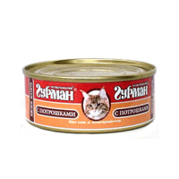 КОРМ ДЛЯ КОШЕК ЧЕТВЕРОНОГИЙ ГУРМАН МЯСНОЕ АССОРТИ ПОТРОШКИ КОНС.