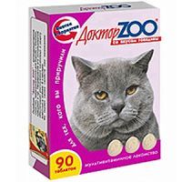 ДОКТОР ЗOO ВИТАМИНЫ ДЛЯ КОШЕК (СО ВКУСОМ ГОВЯДИНЫ)