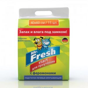 Mr.Fresh Start подстилки для приучению к месту 40x60(15шт)