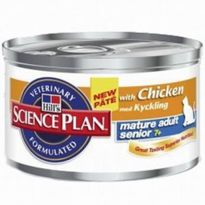 КОРМ ДЛЯ КОШЕК HILLS (ХИЛС) SCIENCE PLAN FELINE MATURE ADULT СТАРШЕ 7 ЛЕТ КУРИЦА КОНС.