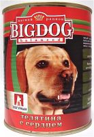 КОРМ ДЛЯ СОБАК ЗООГУРМАН BIG DOG ТЕЛЯТИНА С СЕРДЦЕМ, КОНС